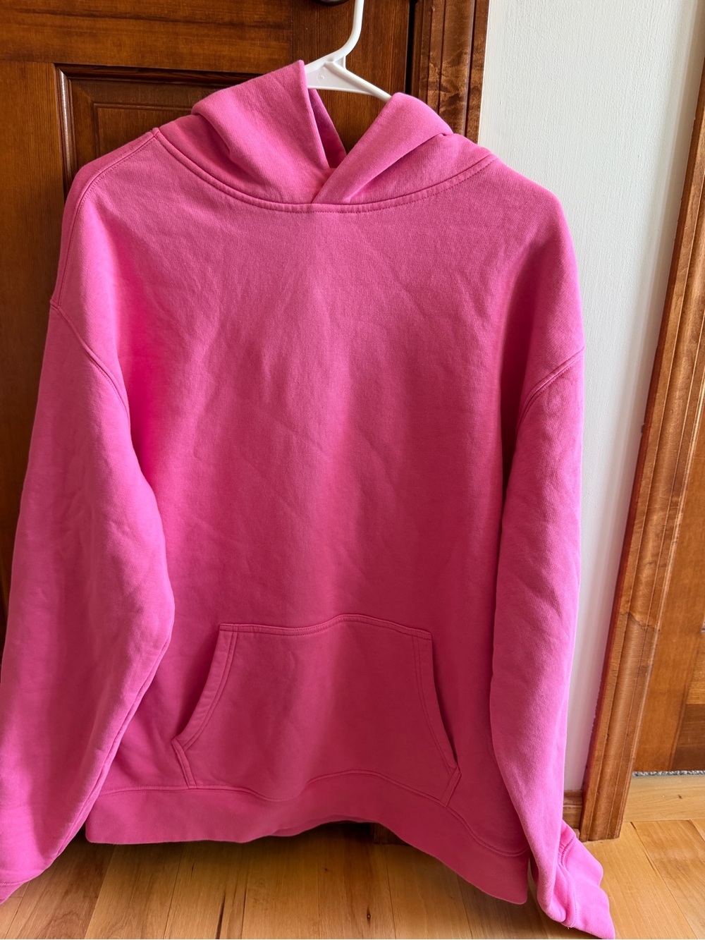 Women's Pink Hoodie Sweatshirt - Classic Pullover